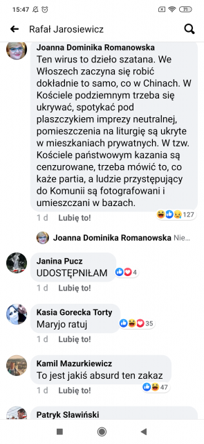 Koronawirus - zbiór przemyśleń w świetle ostatnich wydarzeń