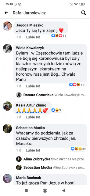 Koronawirus - zbiór przemyśleń w świetle ostatnich wydarzeń