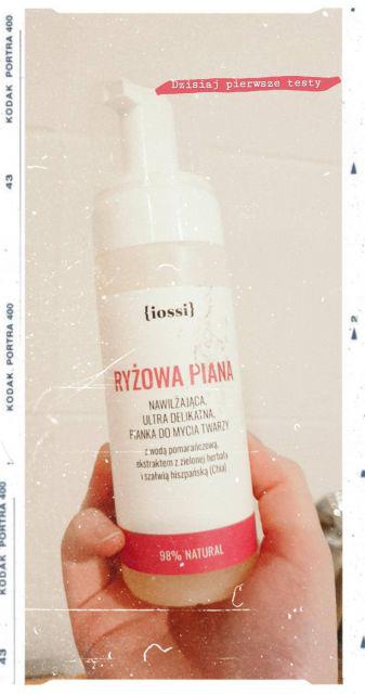 Iossi Ryżowa piana, Pianka do mycia twarzy, Nawilżająca, Ultra delikatna