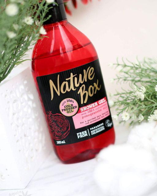 Nature Box Żel pod prysznic, Granat