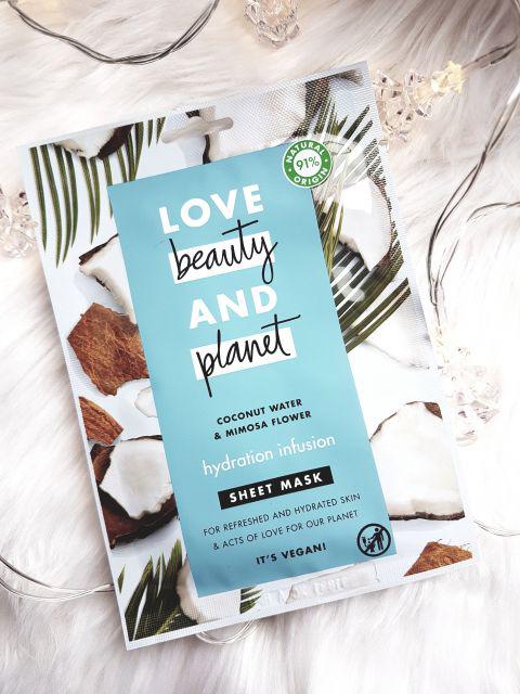 Love Beauty and Planet Maseczka do twarzy, Coconut Water & Mimosa Flower, Hydration Infusion