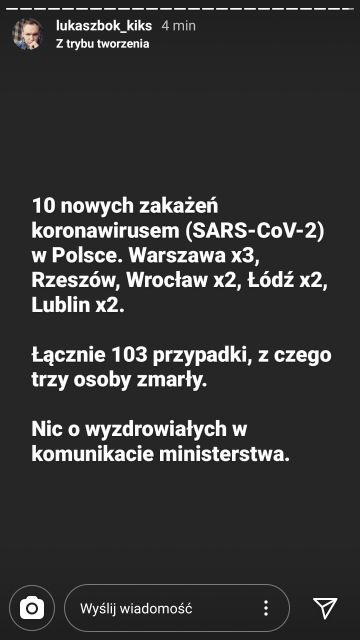 Koronawirus - zbiór przemyśleń w świetle ostatnich wydarzeń
