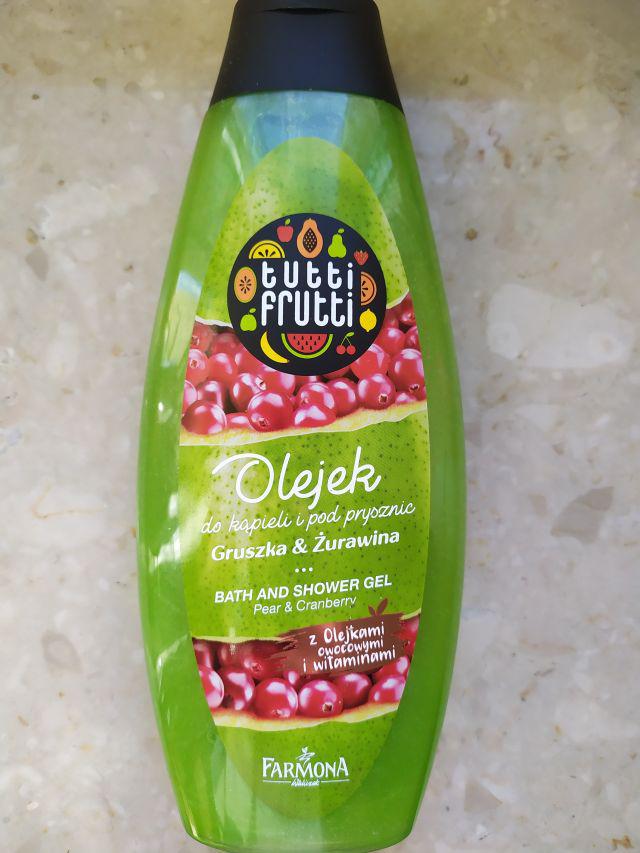 Tutti frutti Olejek do kąpieli, gruszka i żurawina