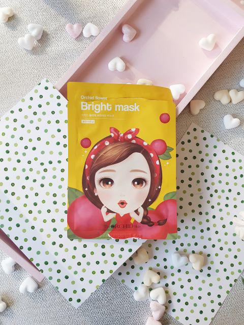 The Orchid Skin Orchid Flower, Bright Mask, Maseczka w płacie rozjaśniająca