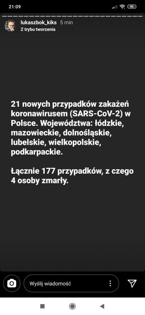 Koronawirus - zbiór przemyśleń w świetle ostatnich wydarzeń