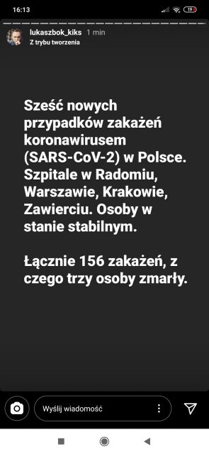 Koronawirus - zbiór przemyśleń w świetle ostatnich wydarzeń