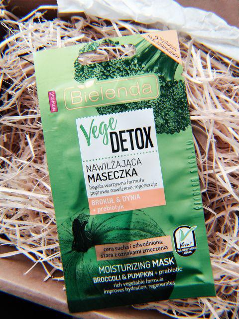 Bielenda Vege Detox, Maseczka do twarzy, Nawilżająca, Brokuł & dynia