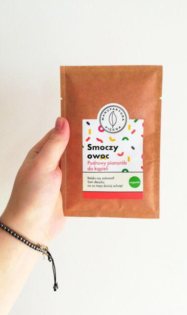 Marba Cosmetics Manufaktura Piękna, Pudrowy pianorób do kąpieli, Smoczy owoc