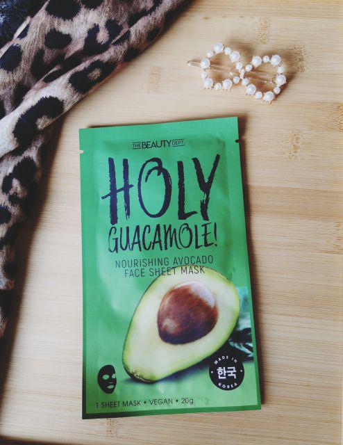 The Beauty Dept. Nourishing Avocado Face Sheet Mask, Maska do twarzy,  Odżywcza, Z ekstraktem z awokado