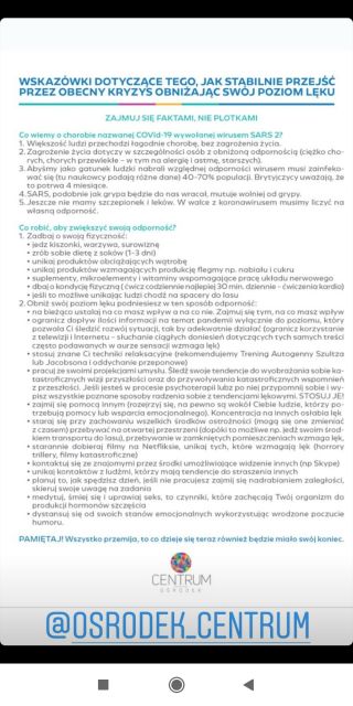 Koronawirus - zbiór przemyśleń w świetle ostatnich wydarzeń