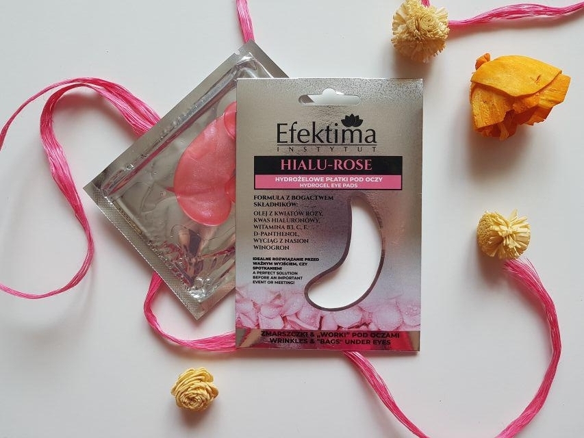 Efektima Hialu-Rose, Hydrożelowe płatki pod oczy, Zmarszczki & 