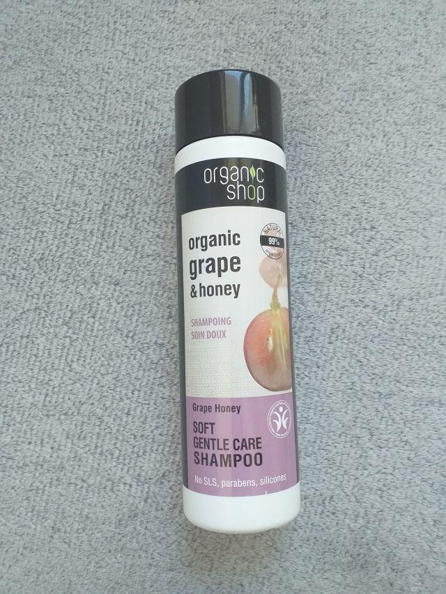 Organic Shop Szampon do włosów, Wygładzający, Grape & Honey