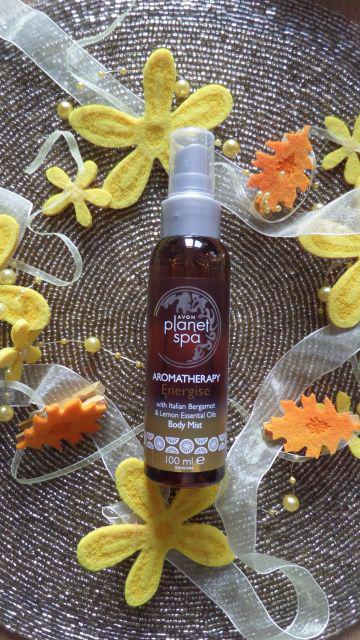 Avon Planet Spa, Aromatherapy, Mgiełka do ciała, Bergamotka i cytryna