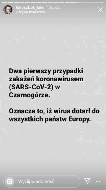 Koronawirus - zbiór przemyśleń w świetle ostatnich wydarzeń