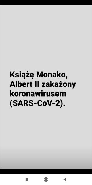 Koronawirus - zbiór przemyśleń w świetle ostatnich wydarzeń