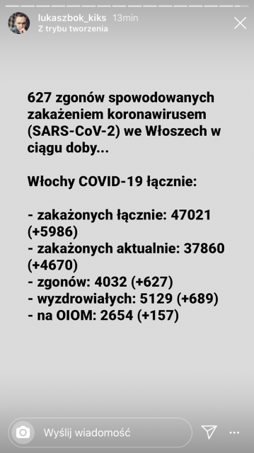 Koronawirus - zbiór przemyśleń w świetle ostatnich wydarzeń