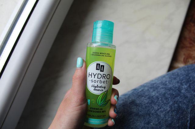 AA Hydro Sorbet, Żel ciało, twarz i włosy, Aloesowy, 96%, Nawilża i koi