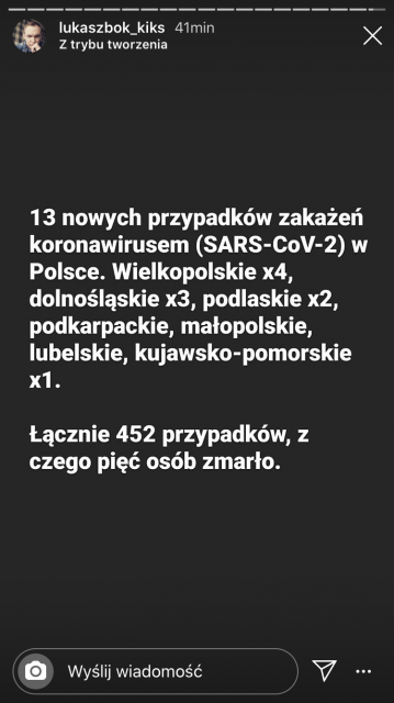 Koronawirus - zbiór przemyśleń w świetle ostatnich wydarzeń