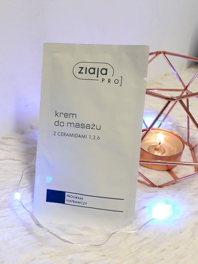 Ziaja PRO, Krem do masażu, Z ceramidami 1,3,6