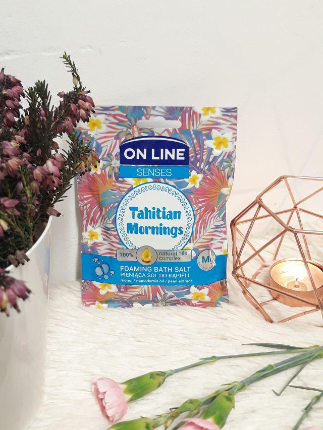 On Line Senses, Sól do kąpieli, Pieniąca, Tahitian Mornings
