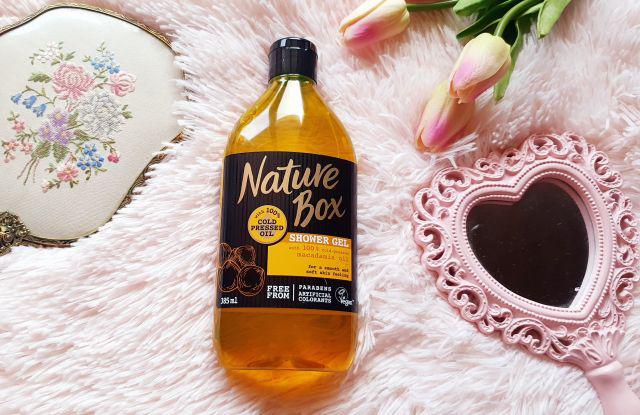 Nature Box Żel pod prysznic, Olej makadamia