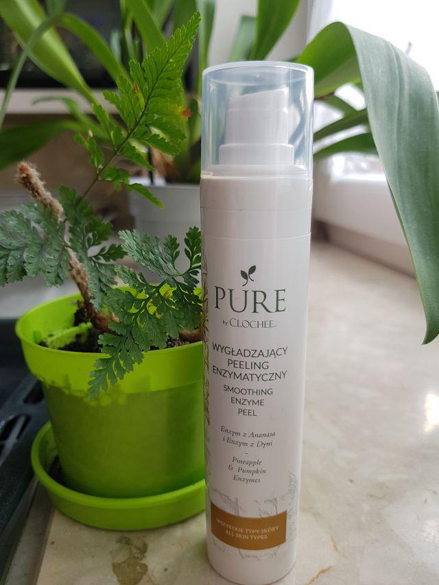 Pure by Clochee, peeling enzymatyczny, wnzym z dyni i ananasa