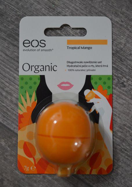 EOS Balsam do ust, Lip Balm, Organic, Tropical Mango