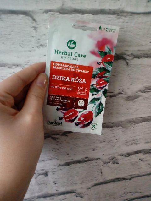 Herbal Care My Nature, Maseczka do twarzy, Odmładzająca, do skóry dojrzałej, Dzika Róża