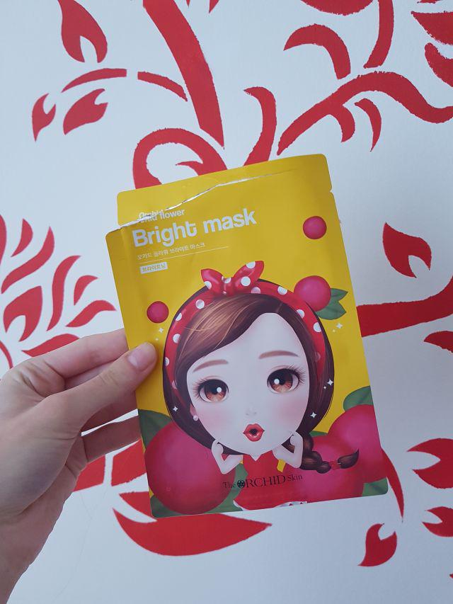 The Orchid Skin Maska do twarzy w płacie, Orchid Flower, Bright Mask