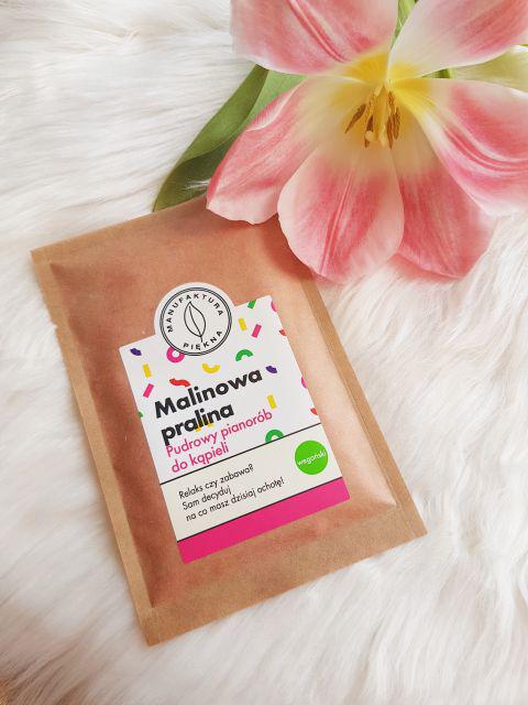 Marba Cosmetics Manufaktura Piękna, Pudrowy pianorób do kąpieli, Malinowa pralina