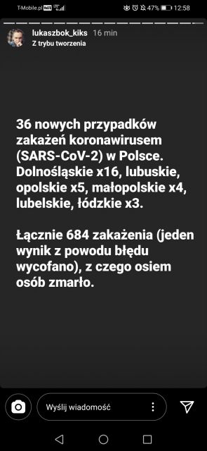 Koronawirus - zbiór przemyśleń w świetle ostatnich wydarzeń