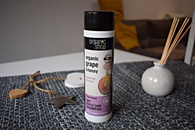 Organic Shop Szampon do włosów, Wygładzający, Grape & Honey