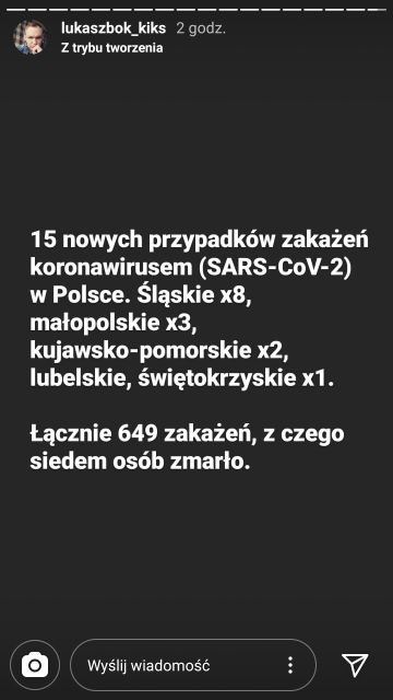 Koronawirus - zbiór przemyśleń w świetle ostatnich wydarzeń