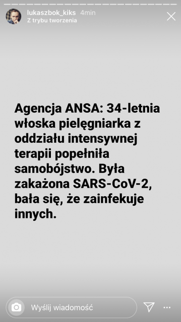 Koronawirus - zbiór przemyśleń w świetle ostatnich wydarzeń