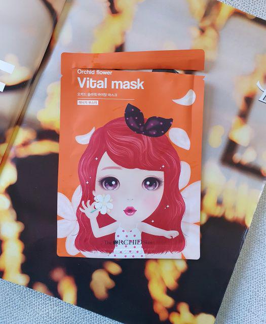 The Orchid Skin Maska do twarzy w płacie, Orchid Flower, Vital Mask