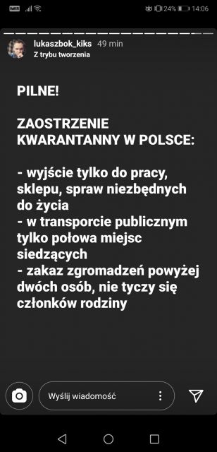 Koronawirus - zbiór przemyśleń w świetle ostatnich wydarzeń