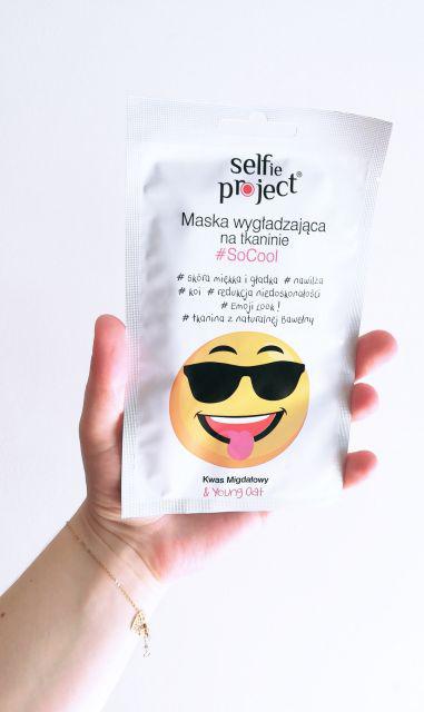 SMaska wygładzająca na tkaninie #SoCool, Selfie Project.