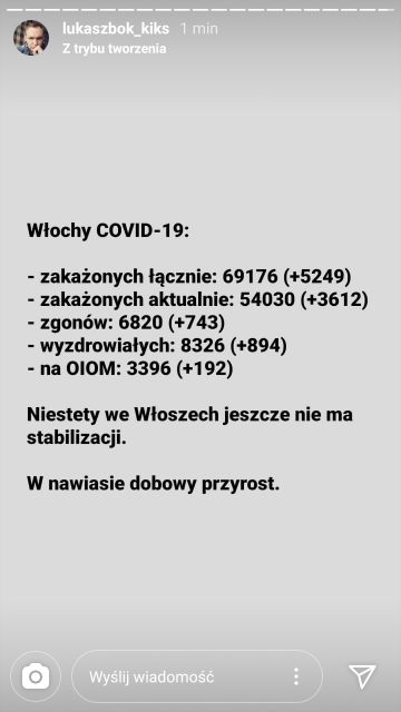 Koronawirus - zbiór przemyśleń w świetle ostatnich wydarzeń