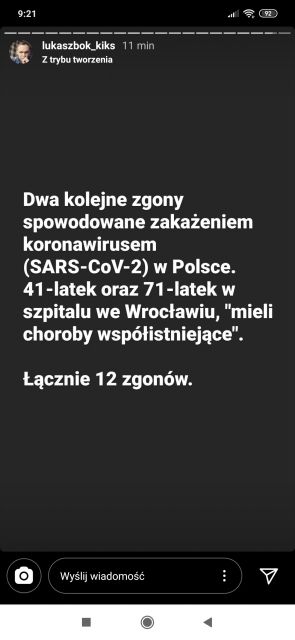 Koronawirus - zbiór przemyśleń w świetle ostatnich wydarzeń