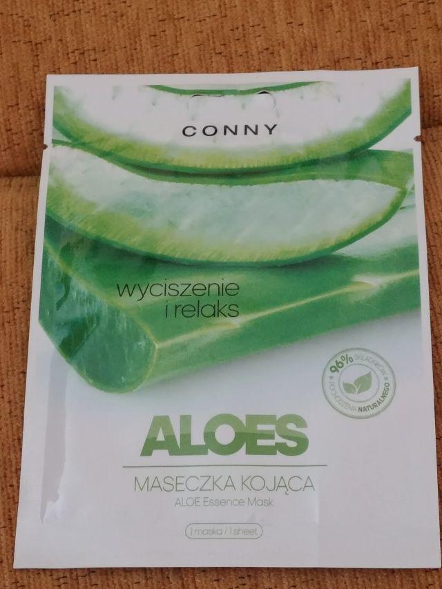 Conny Maska do twarzy w płacie, Kojąca, Aloes