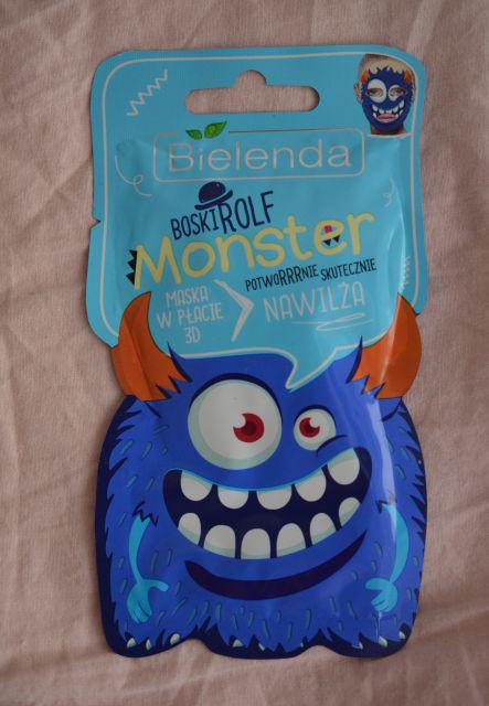 Bielenda Monster, Maska w płacie 3D, Boski Rolf, Nawilża