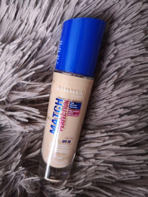 Rimmel Match Perfection, Podkład do twarzy, nr 100 Ivory