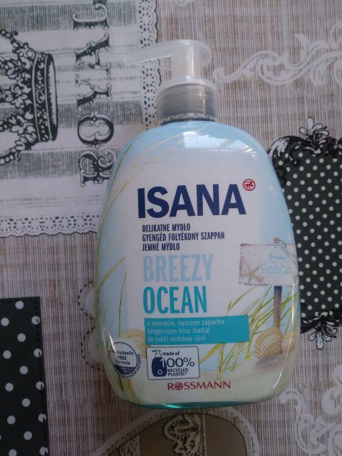 Isana Mydło do rąk w płynie, Breezy Ocean