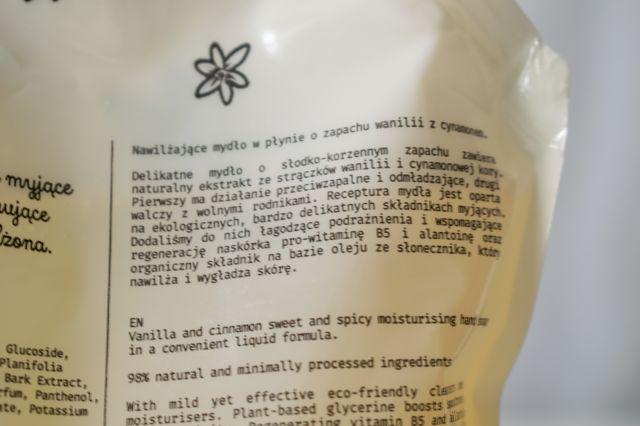 YOPE Mydło w płynie, Wanilia i cynamon