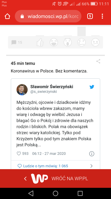 Koronawirus - zbiór przemyśleń w świetle ostatnich wydarzeń