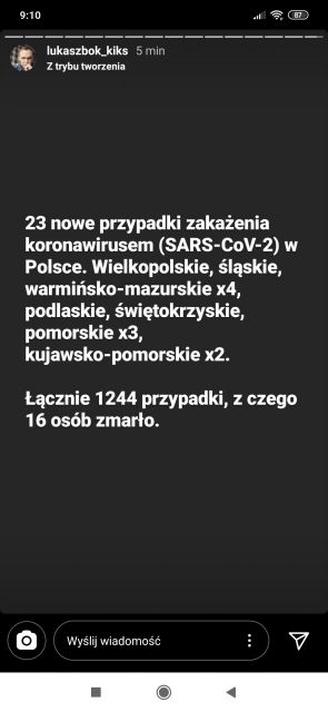 Koronawirus - zbiór przemyśleń w świetle ostatnich wydarzeń