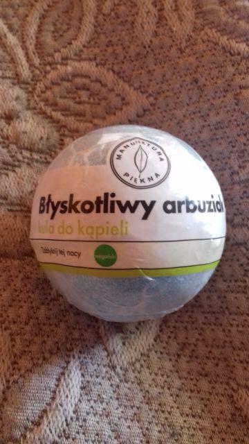 Marba Cosmetics Manufaktura Piękna, Kula do kąpieli, Musująca, Błyskotliwy arbuziak