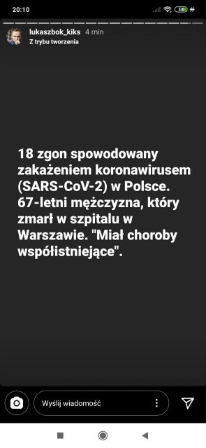 Koronawirus - zbiór przemyśleń w świetle ostatnich wydarzeń
