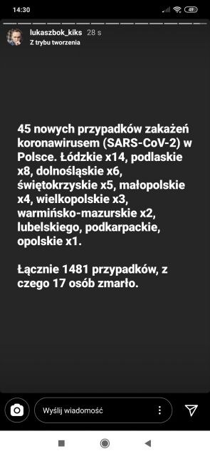 Koronawirus - zbiór przemyśleń w świetle ostatnich wydarzeń