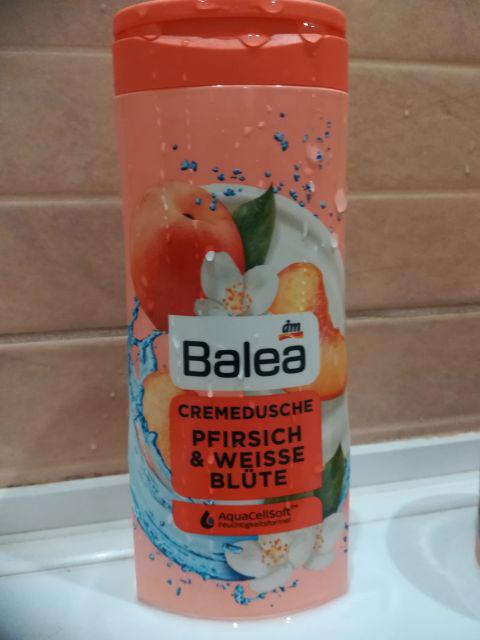 Balea Żel pod prysznic, Brzoskwinia i białe kwiaty